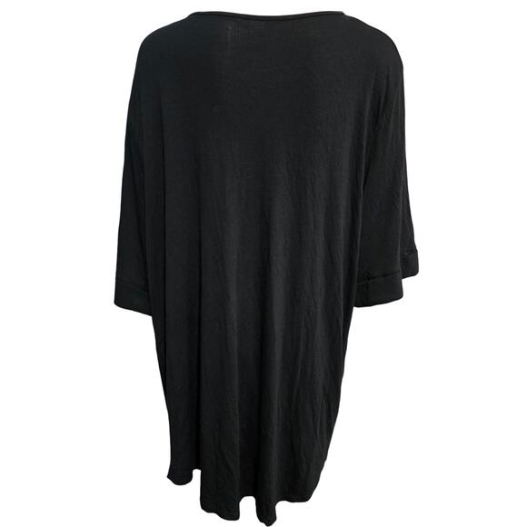 H&M Black top with tassels 2XL - Picture 4 of 6